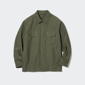 Uniqlo Men's Khaki Shirt Jacket